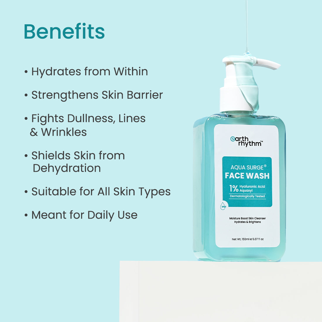 aqua surge face wash benefits