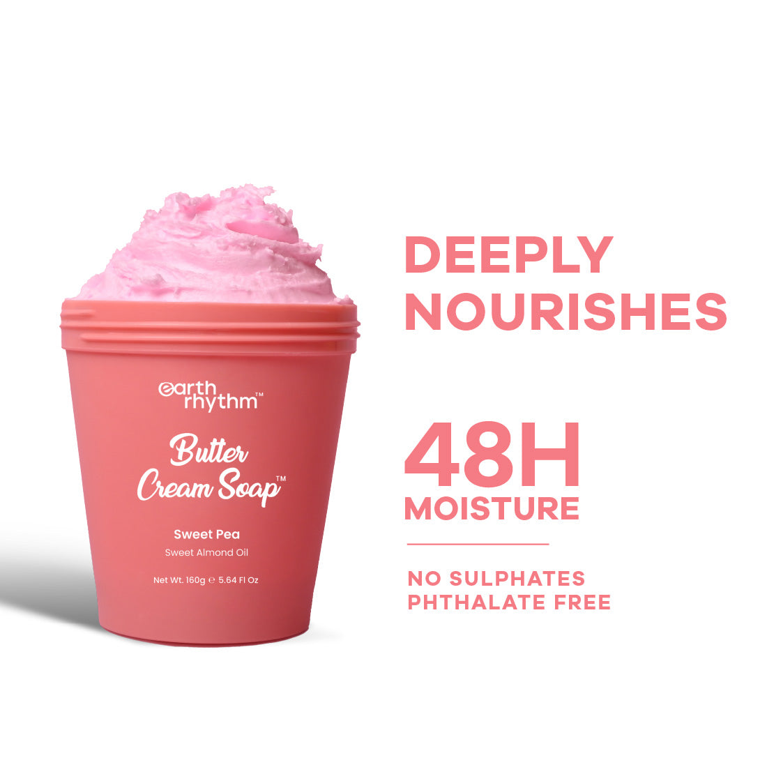 SWEET PEA BUTTER CREAM SOAP - 160 gm