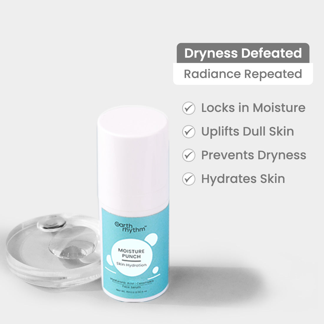 MOISTURE PUNCH SKIN HYDRATION HYALURONIC ACID & CERAMIDES FACE SERUM