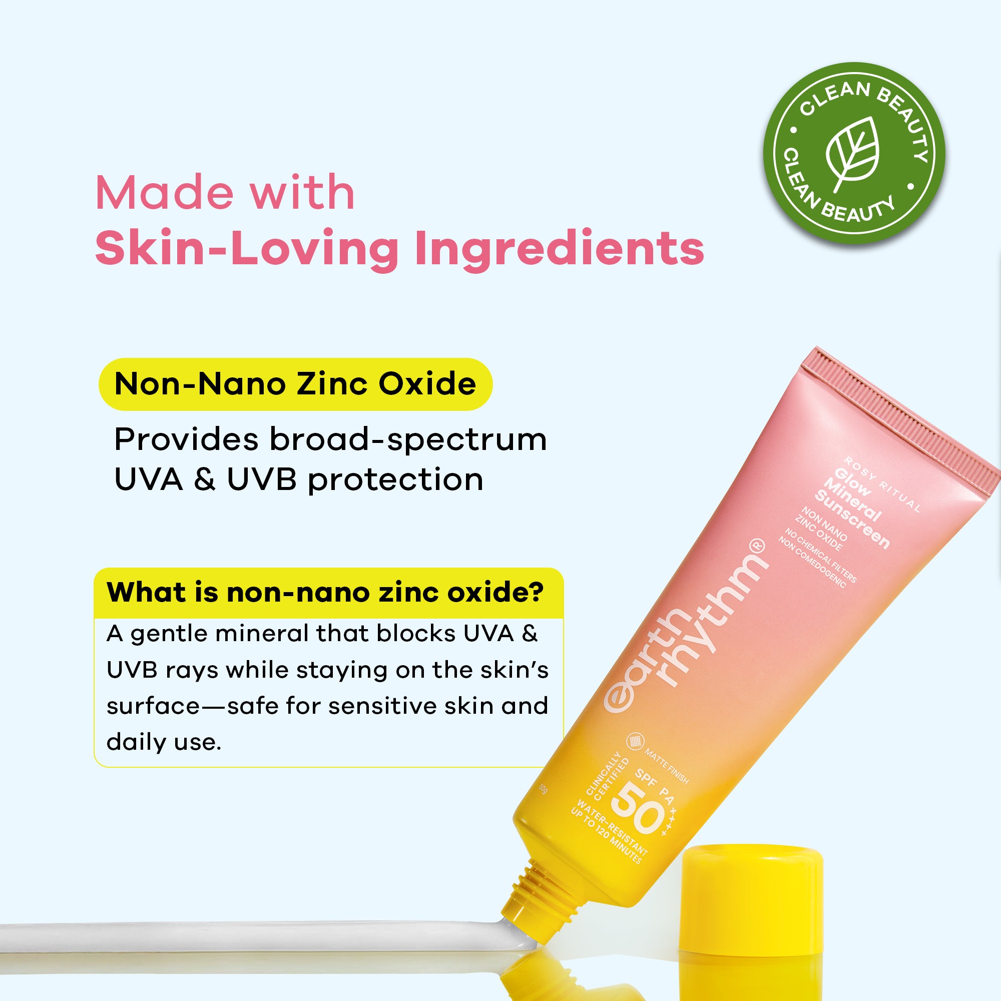 Rosy Ritual Glow Mineral Sunscreen SPF 50 PA++++ 50g