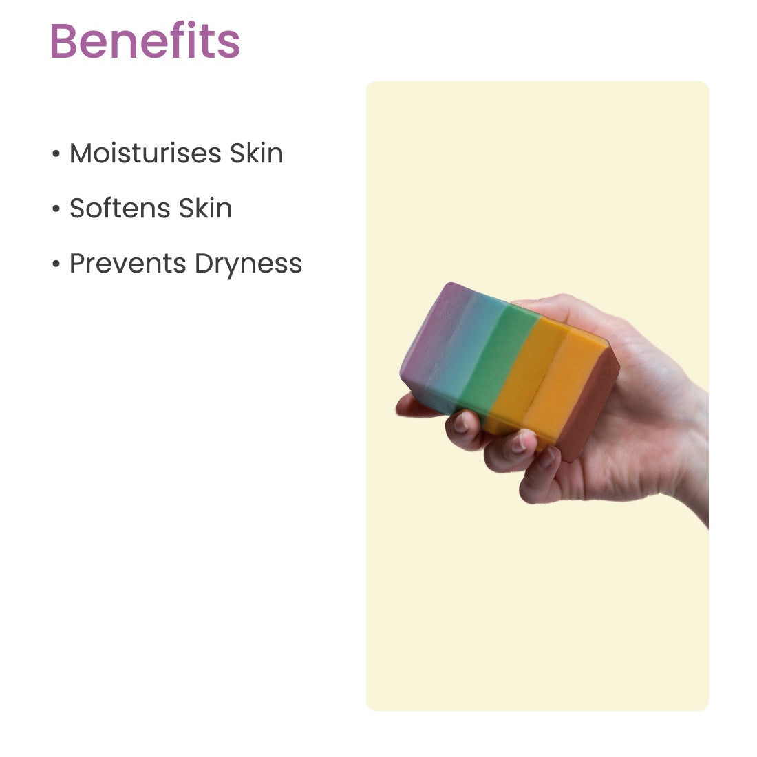 RAINBOW GOAT MILK SOAP