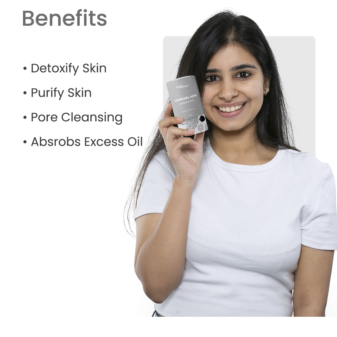 CHARCOAL NONI POWDER CLEANSING BUFF