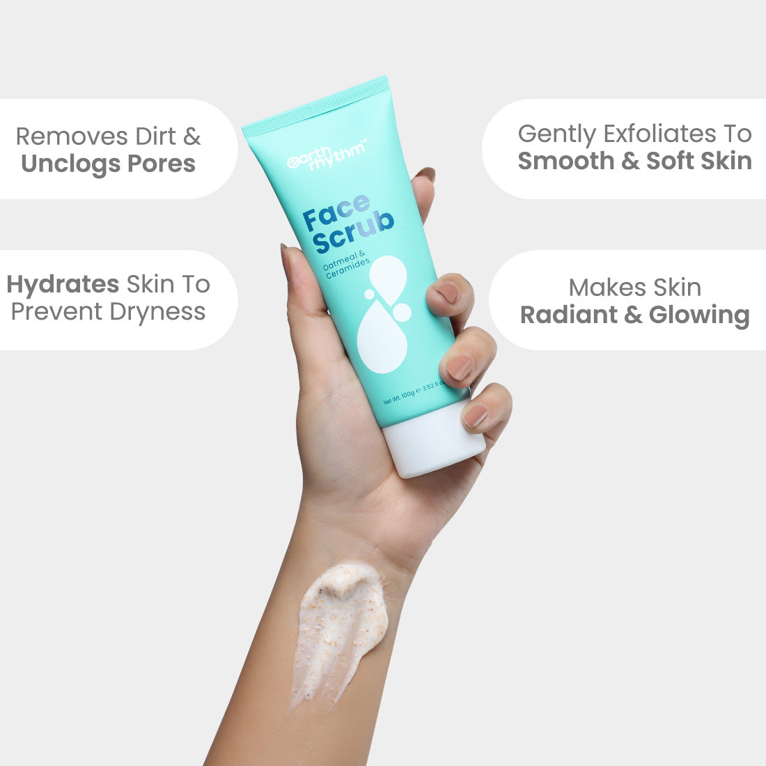 FACE SCRUB OATMEAL & CERAMIDES
