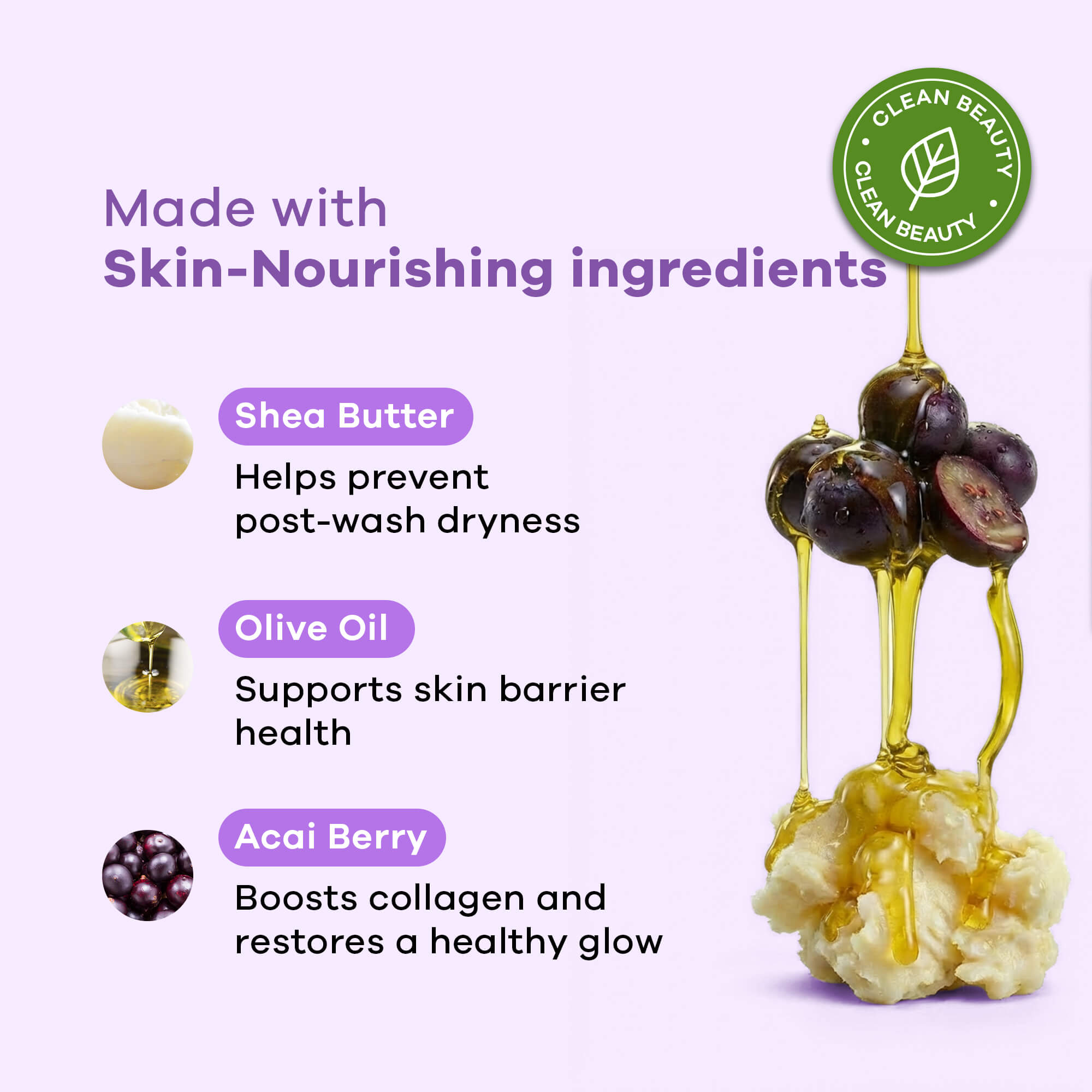 BERRY SMOOTHIE BUTTER CREAM SOAP - 160 gm