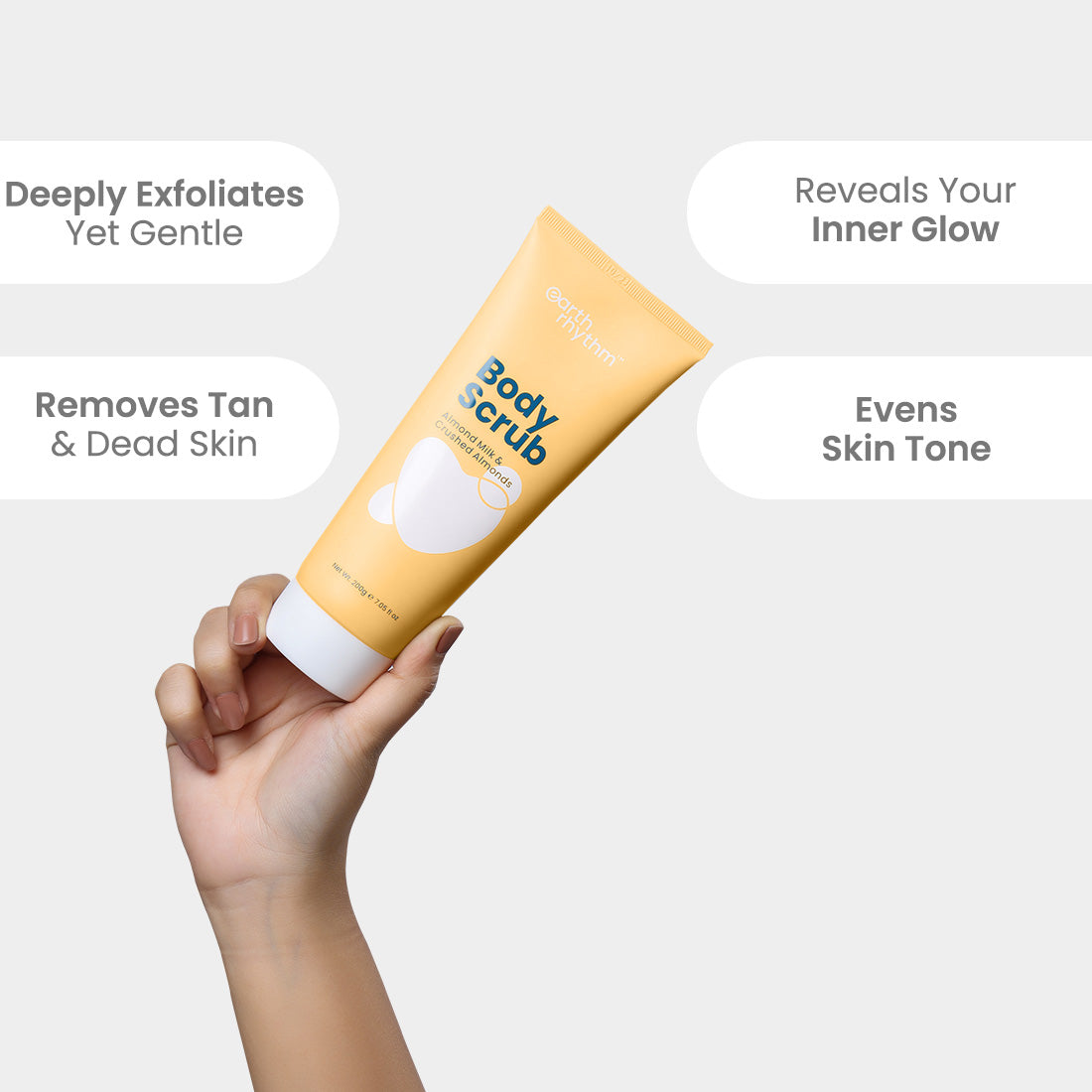 BODY SCRUB ALMOND MILK & CRUSHED ALMONDS