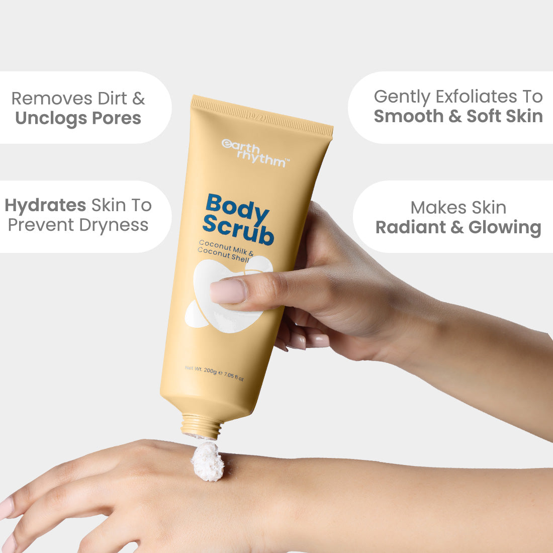 BODY SCRUB COCONUT MILK & COCONUT SHELL