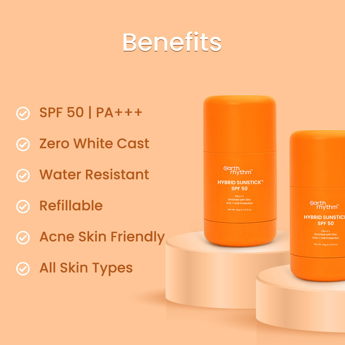 HYBRID SUNSTICK SPF 50 SUNSCREEN