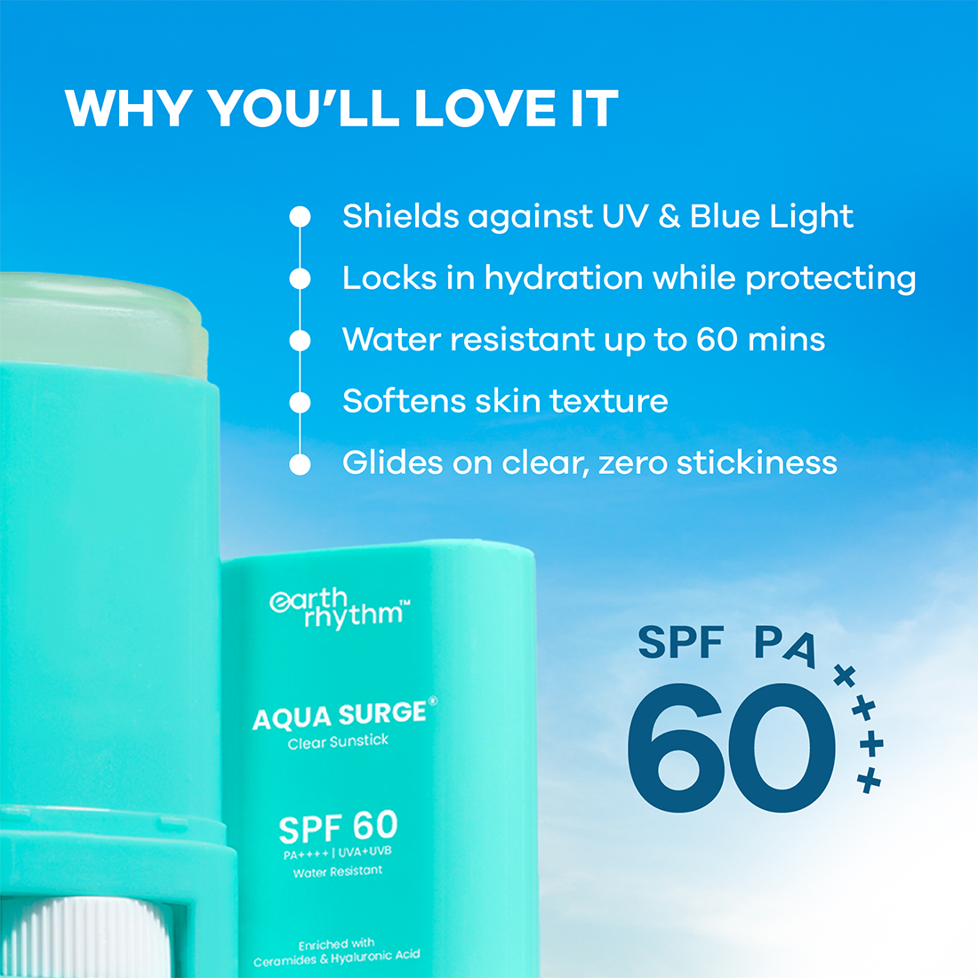 AQUA SURGE® SUNSTICK SPF 60 SUNSCREEN STICK