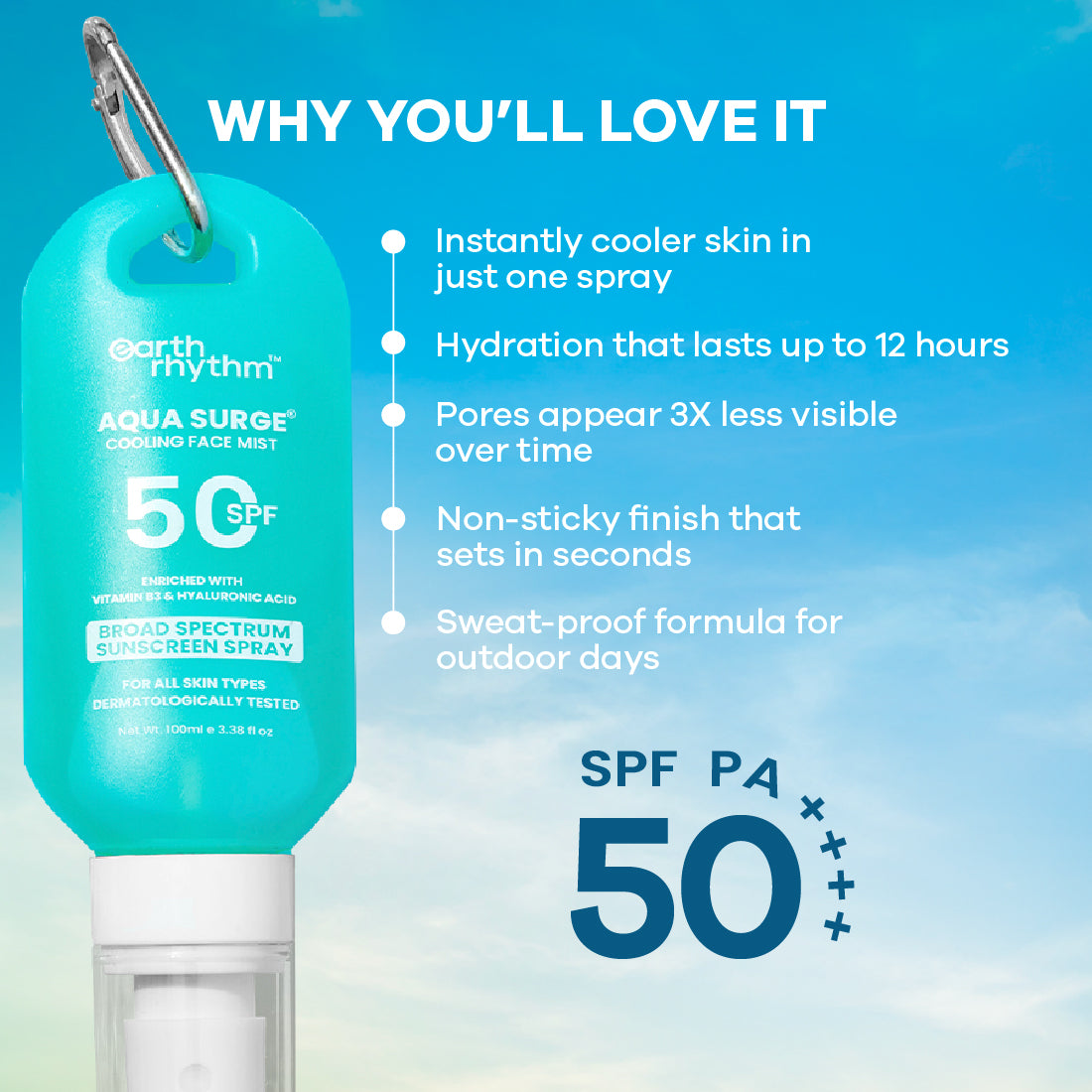 AQUA SURGE® SUNSCREEN SPRAY SPF 50