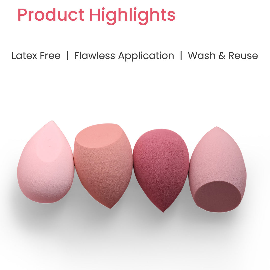 MAKE UP BLENDER (PACK OF 4)