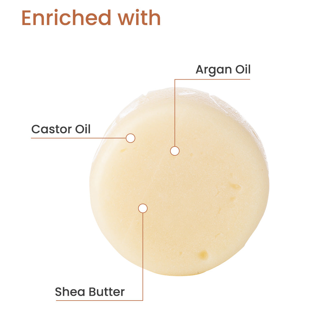 SOLID CONDITIONER BAR – ARGAN & BLACK CASTOR OIL
