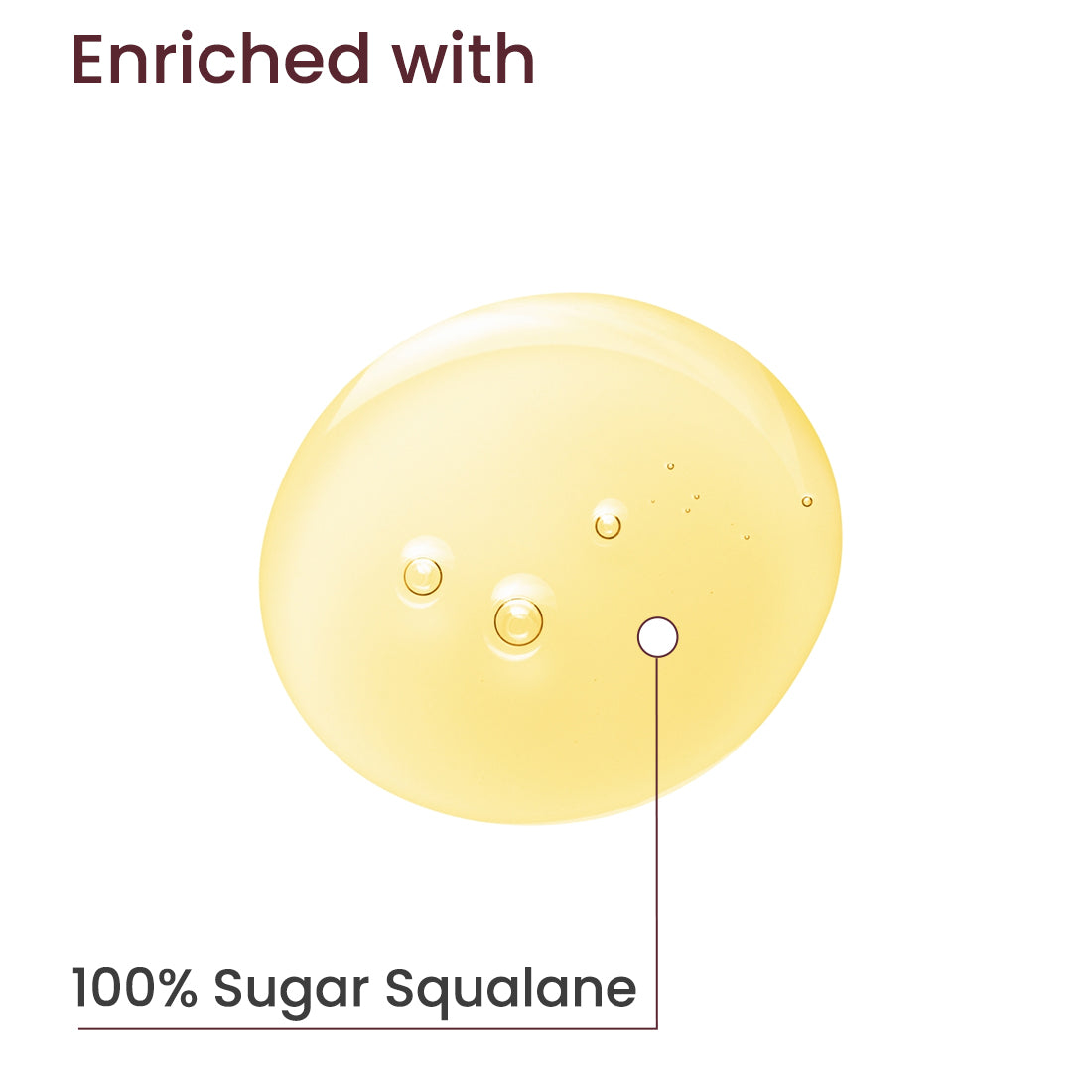 100% SUGAR SQUALANE PLANT DERIVED FACE SERUM