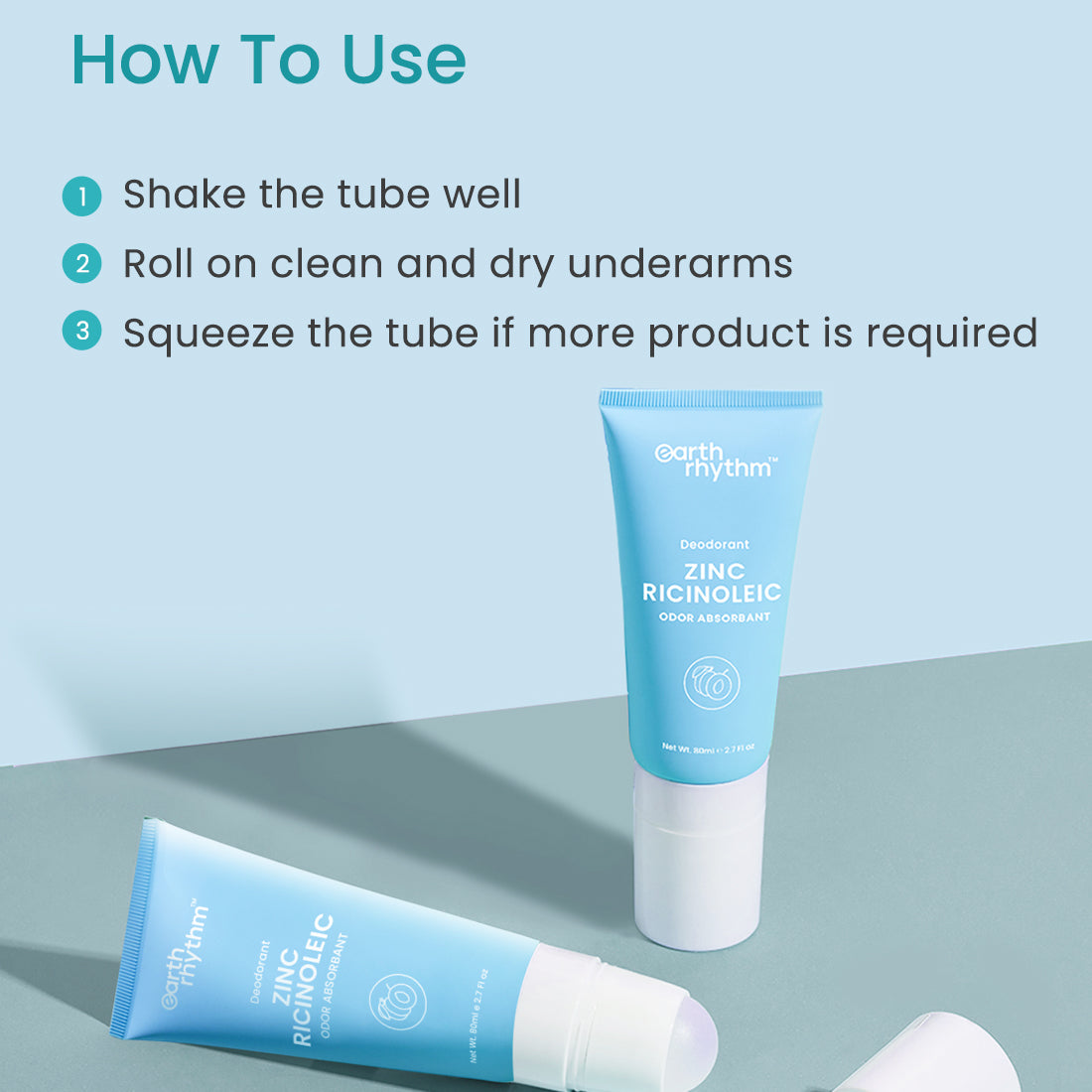 ODOUR ABSORBANT ROLL ON DEODORANT