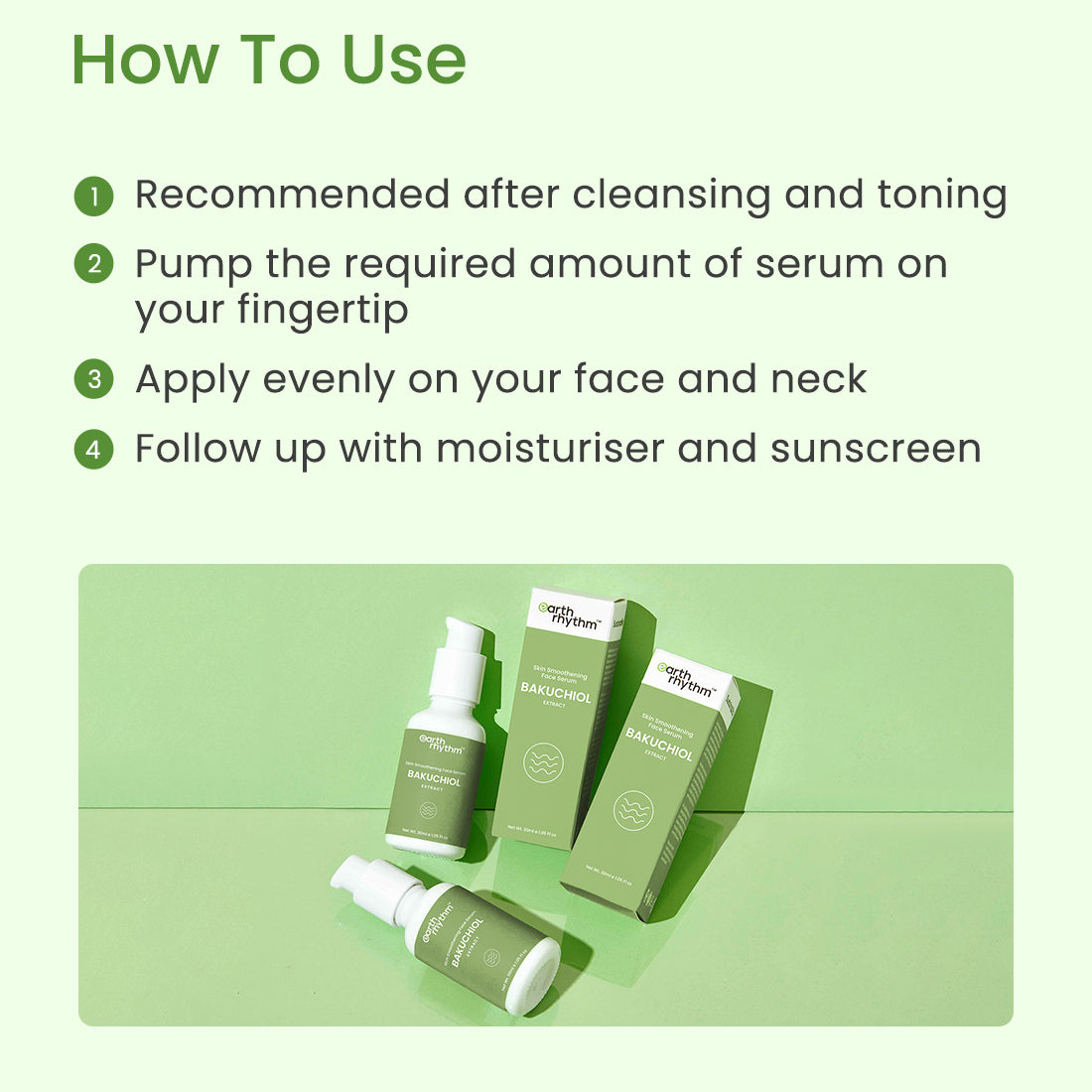 SKIN SMOOTHENING SERUM - BAKUCHIOL EXTRACT