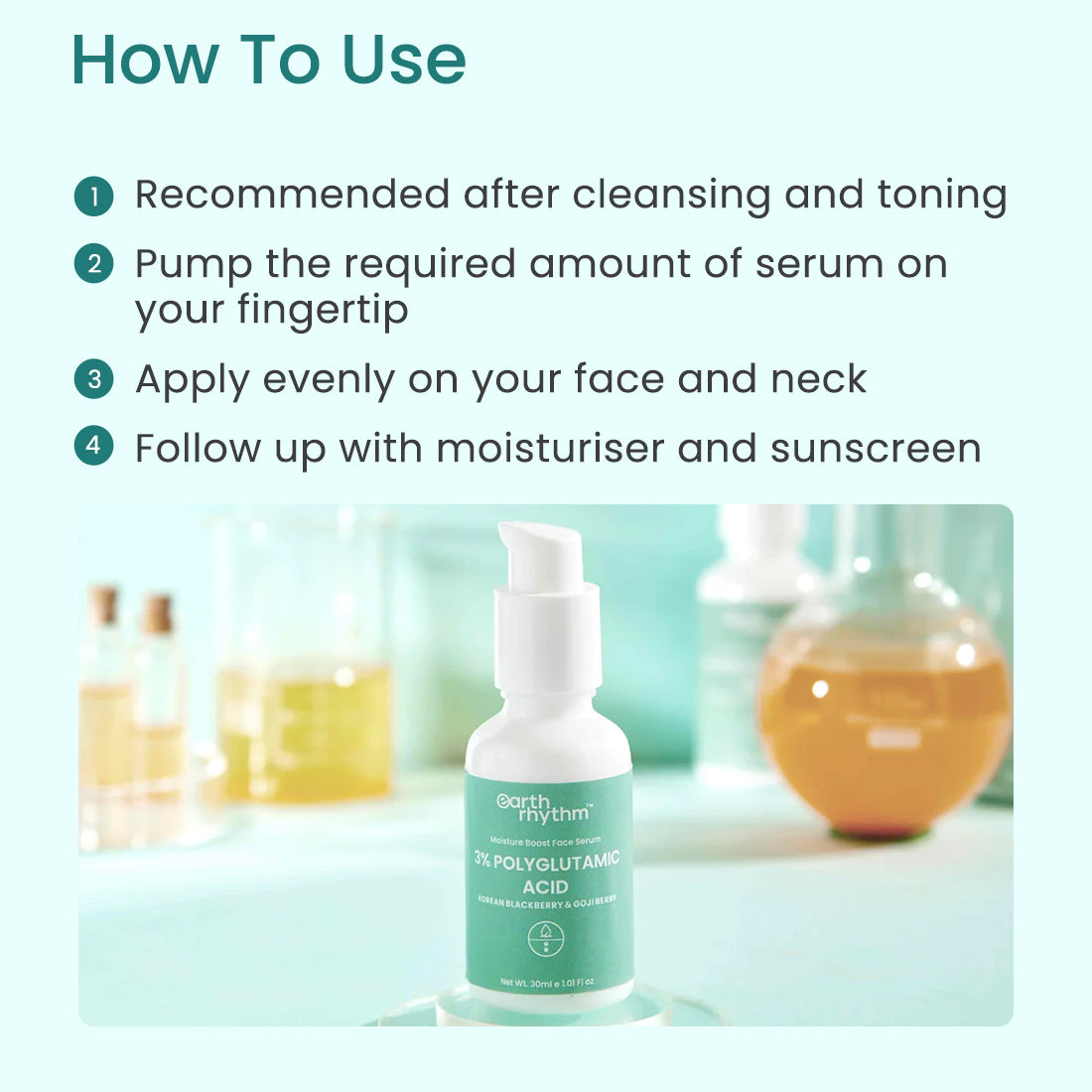 3% POLYGLUTAMIC ACID FACE SERUM