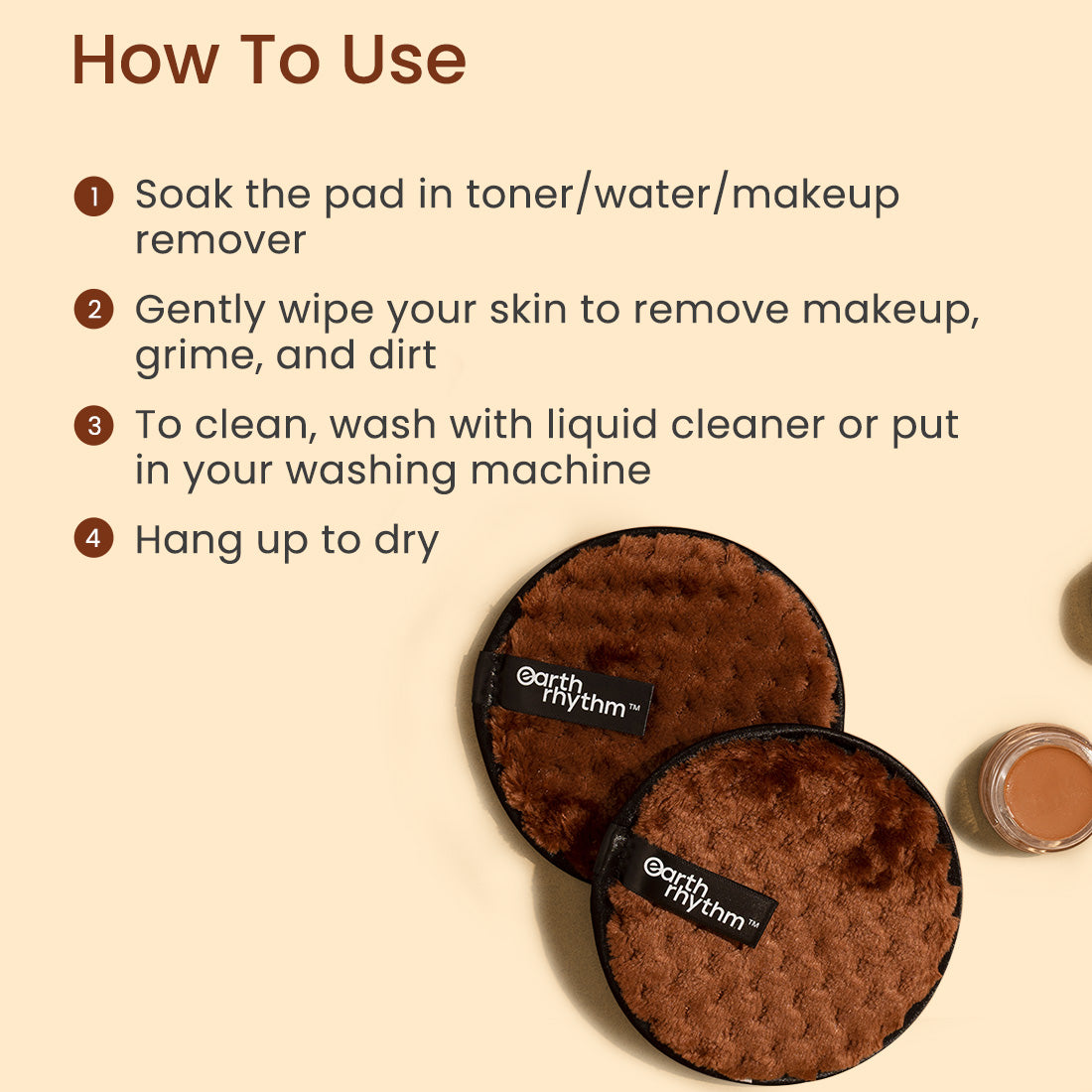 REUSABLE MAKEUP REMOVER/CLEANSING PADS