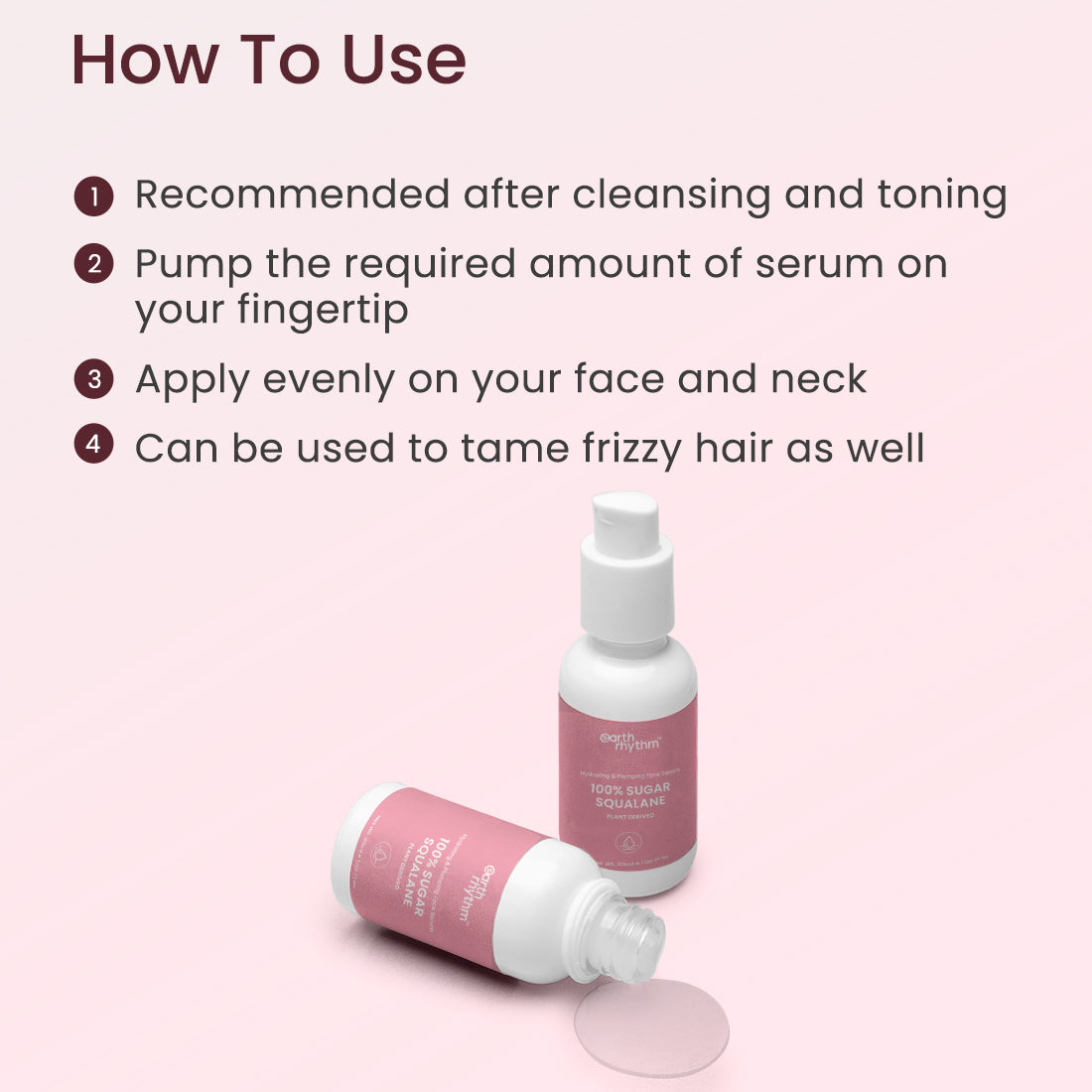 100% SUGAR SQUALANE PLANT DERIVED FACE SERUM