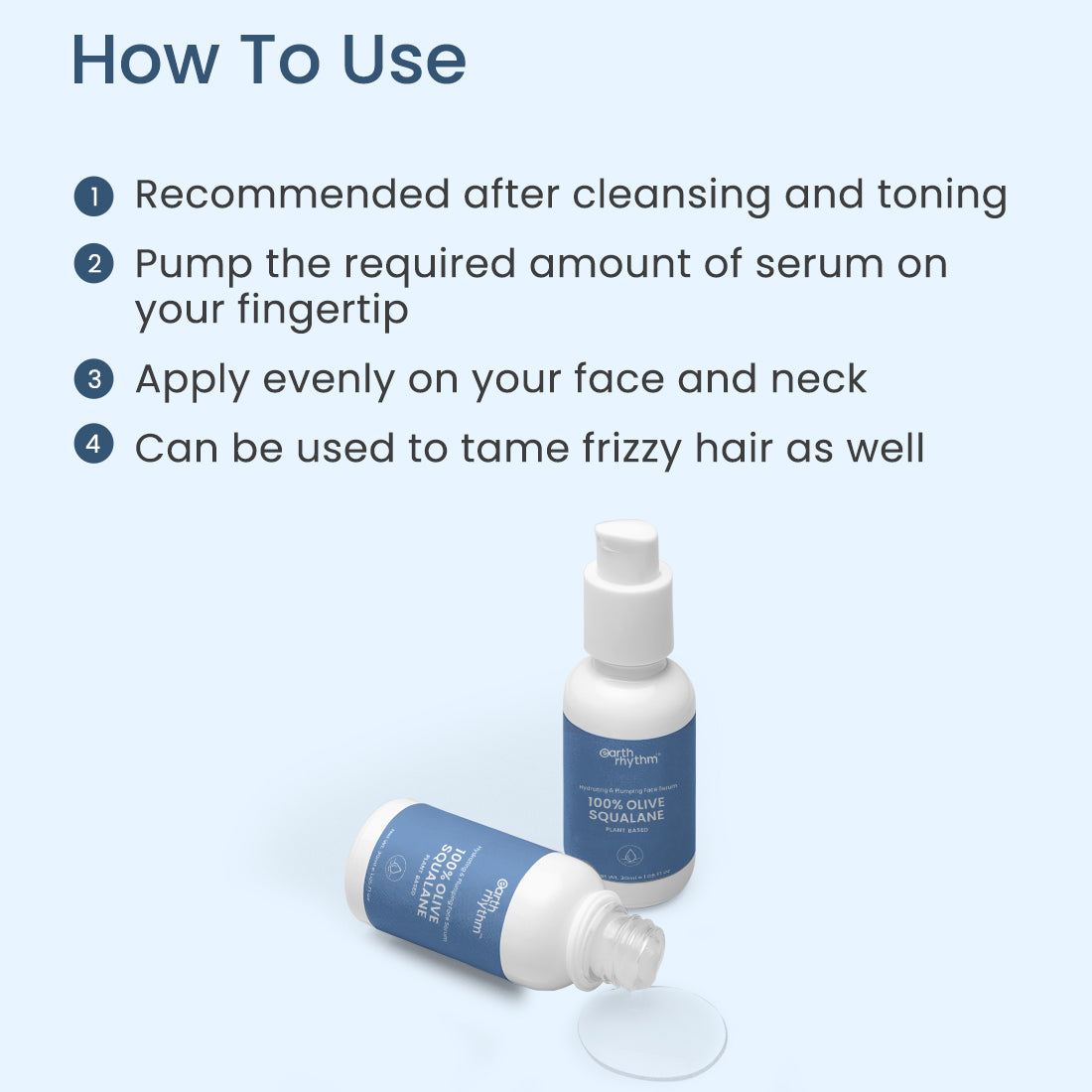 100% OLIVE SQUALANE HYDRATING FACE SERUM