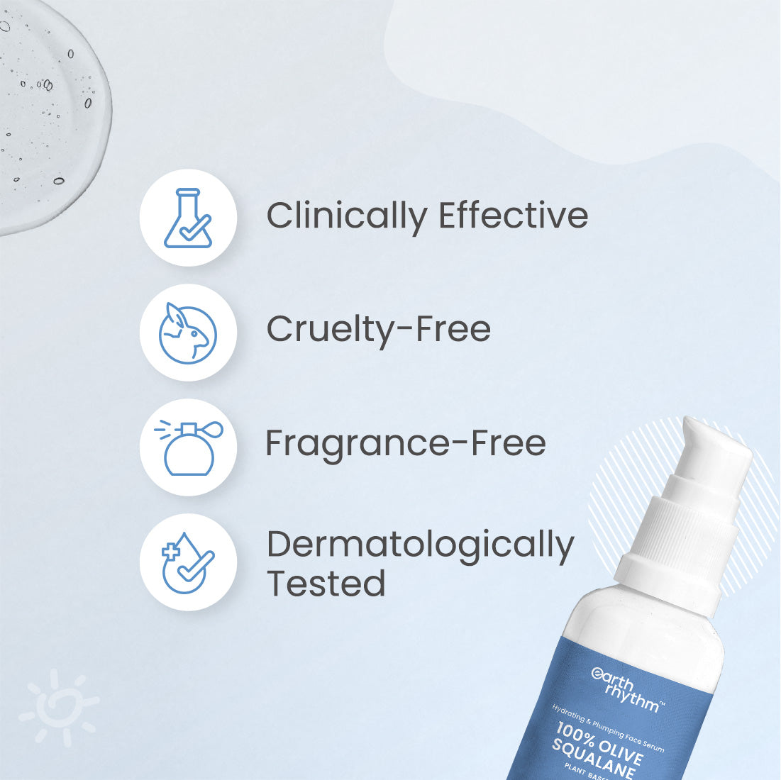 100% OLIVE SQUALANE HYDRATING FACE SERUM
