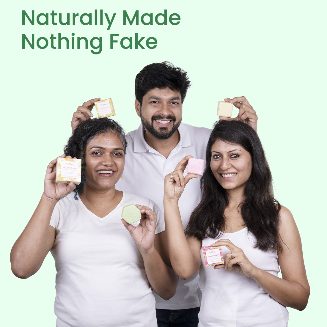 HAIR NOURISHMENT SHAMPOO BAR WITH SHIKAKAI, REETA, AMLA & CURRY LEAF (PACK OF 2)