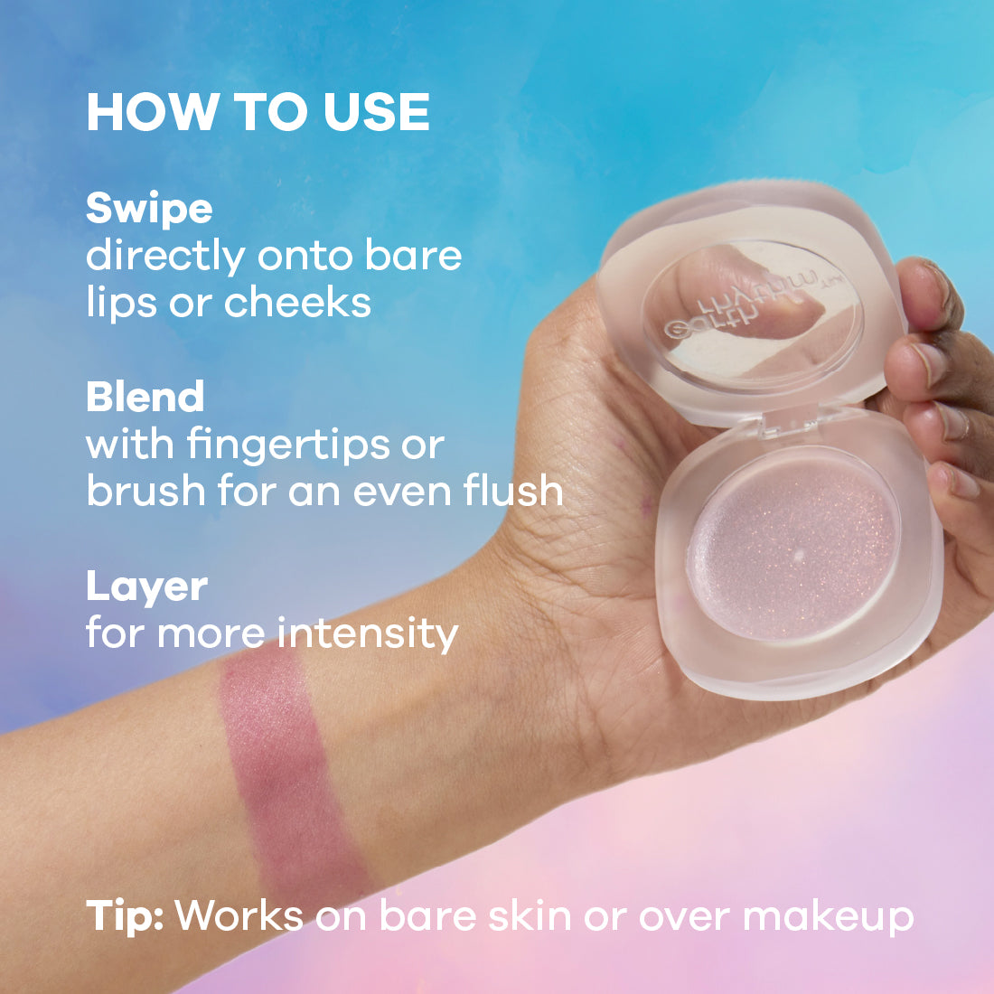 GLASS TINT pH ACTIVATED LIP & CHEEK TINT