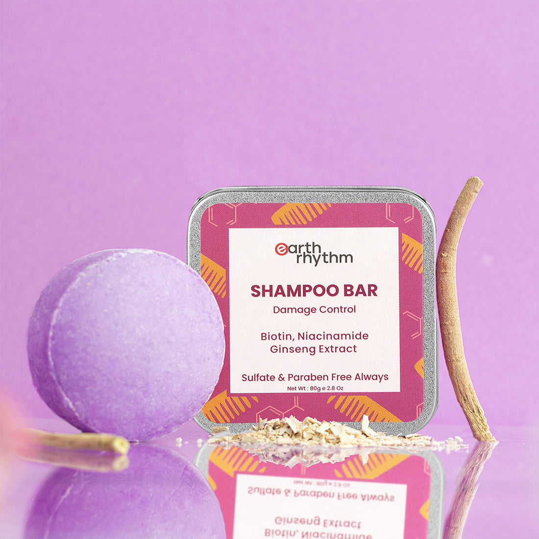 Biotin & Niacinamide Shampoo Bar Earth Rhythm