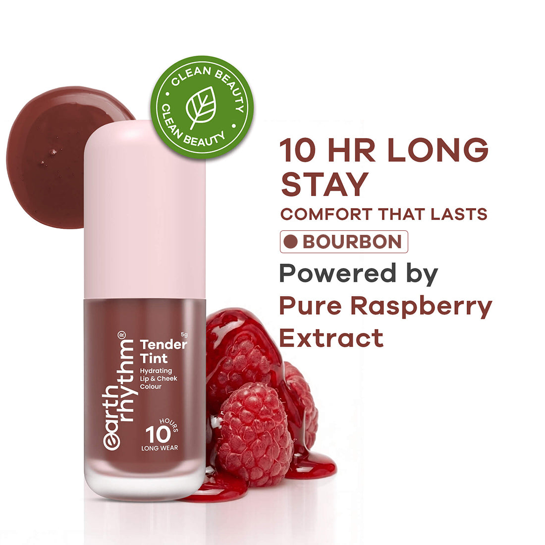 Tender Tint for Lip & Cheek with Pure Plant Pigments 10 H Stay - 5g