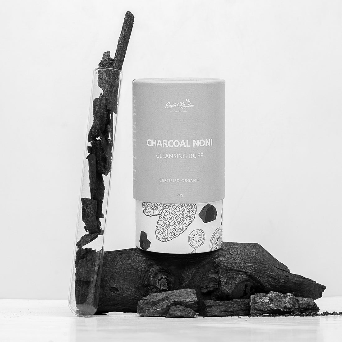 CHARCOAL NONI POWDER CLEANSING BUFF