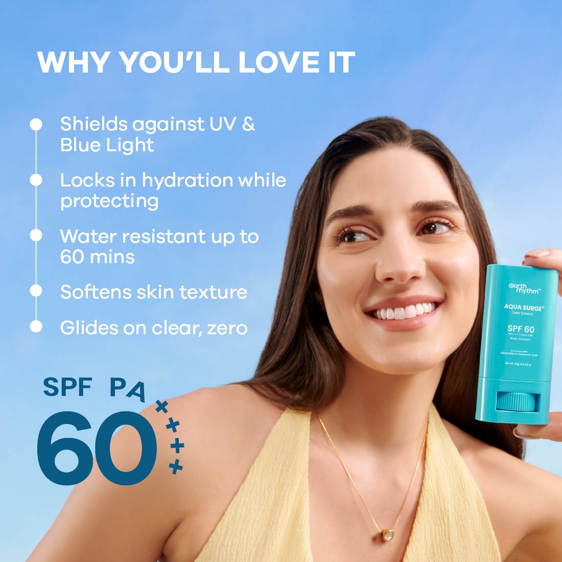 AQUA SURGE® SUNSTICK SPF 60 SUNSCREEN STICK