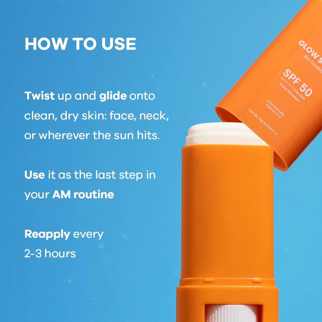 GLOW SURGE SUNSTICK SPF 50 SUNSCREEN STICK