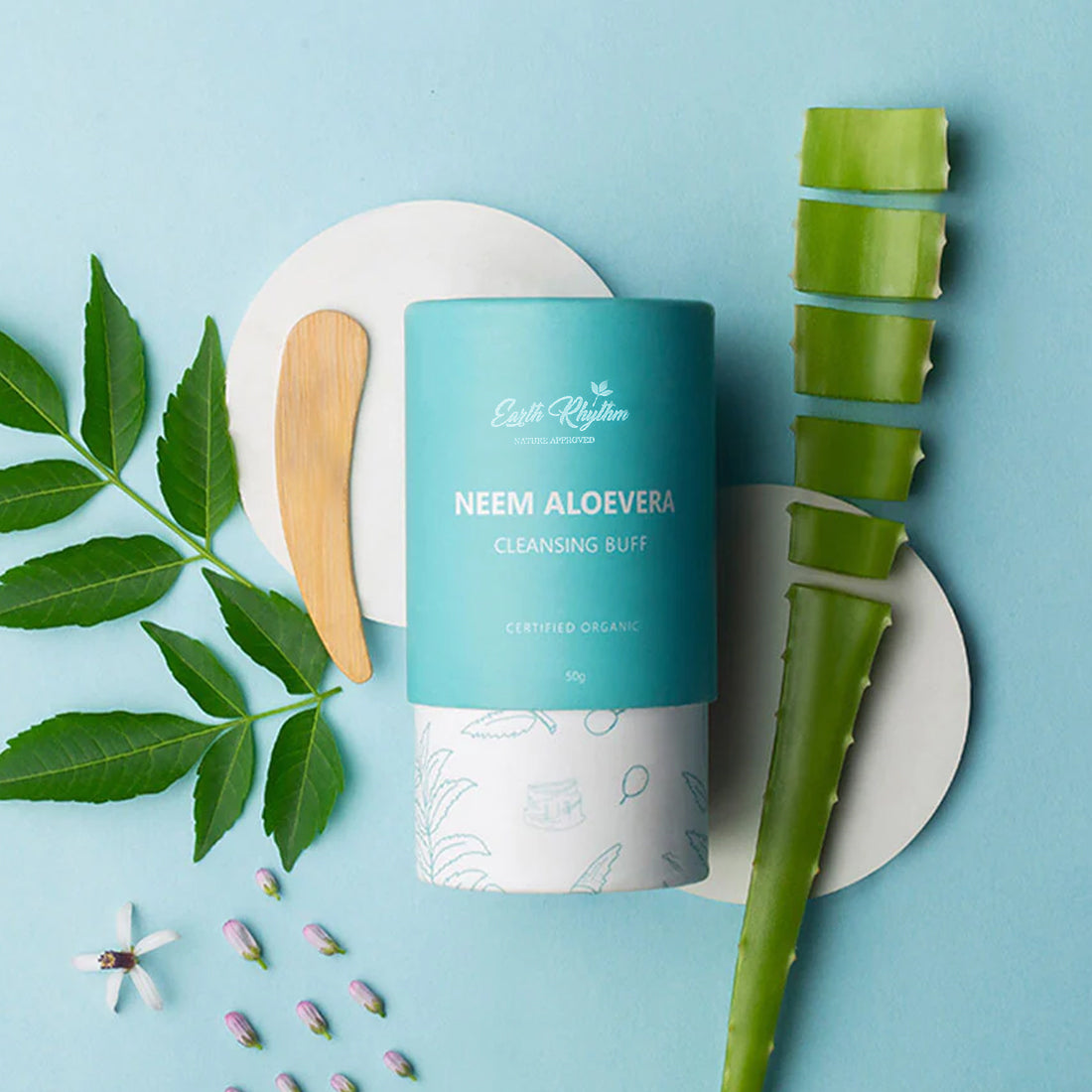NEEM & ALOEVERA POWDER CLEANSING BUFF