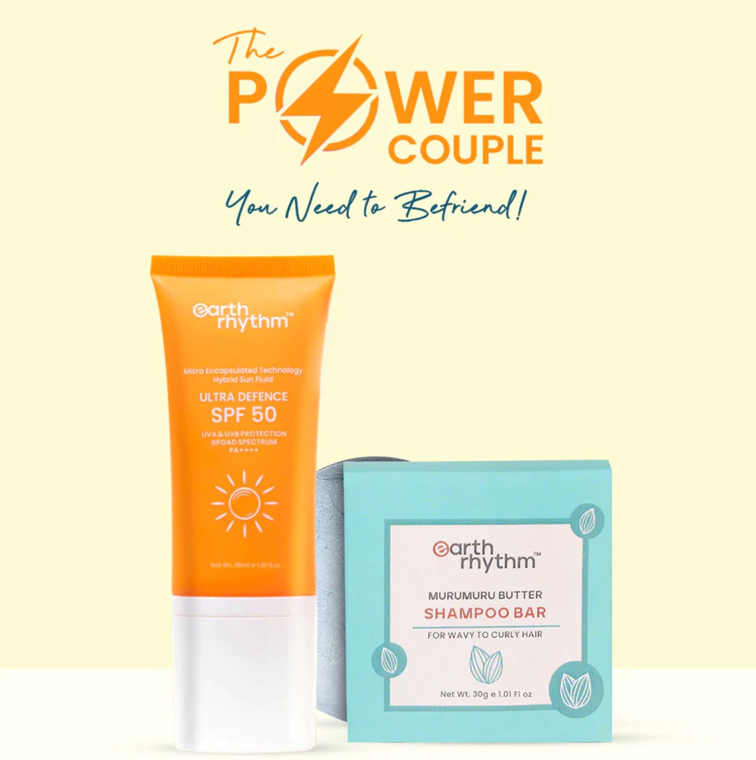 MURUMURU SHAMPOO BAR & SPF 50 SUNSCREEN MINI KIT