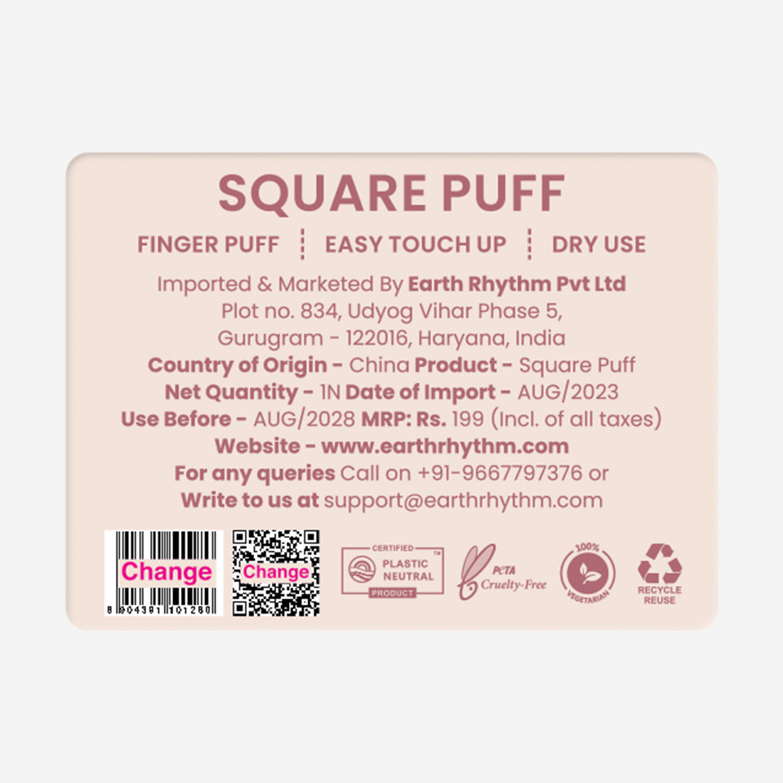 MAKEUP PUFF SQUARE