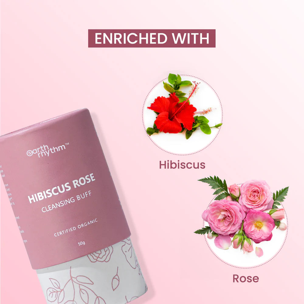 HIBISCUS & ROSE CLEANSING BUFF