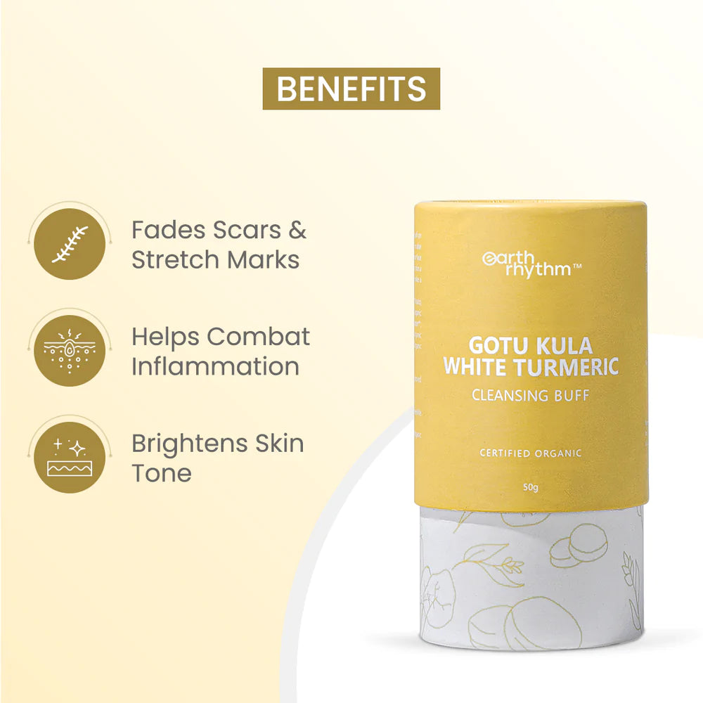 GOTU KULA & WHITE TURMERIC CLEANSING BUFF