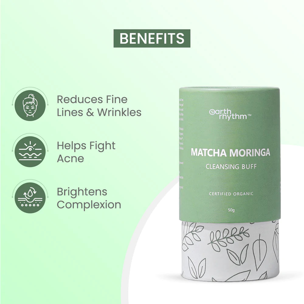 MATCHA MORINGA CLEANSING BUFF
