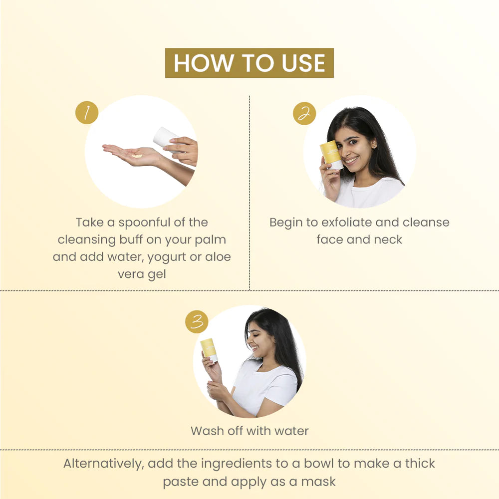 GOTU KULA & WHITE TURMERIC CLEANSING BUFF