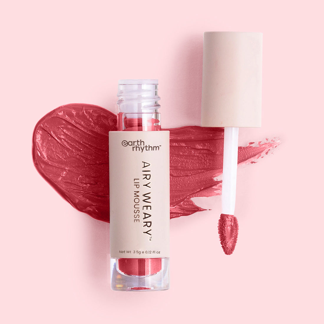 Airy weary lip mousse