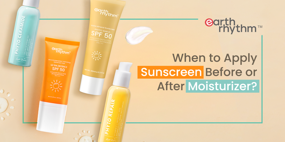 When to Use Sunscreen Before or After Moisturiser?