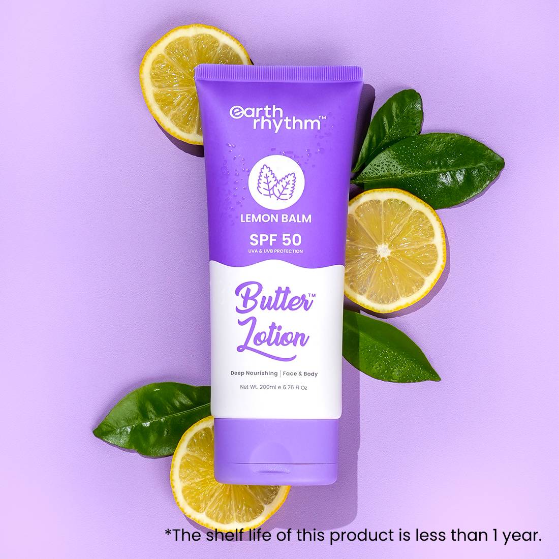 LEMON BALM SPF-50 BUTTER BODY LOTION