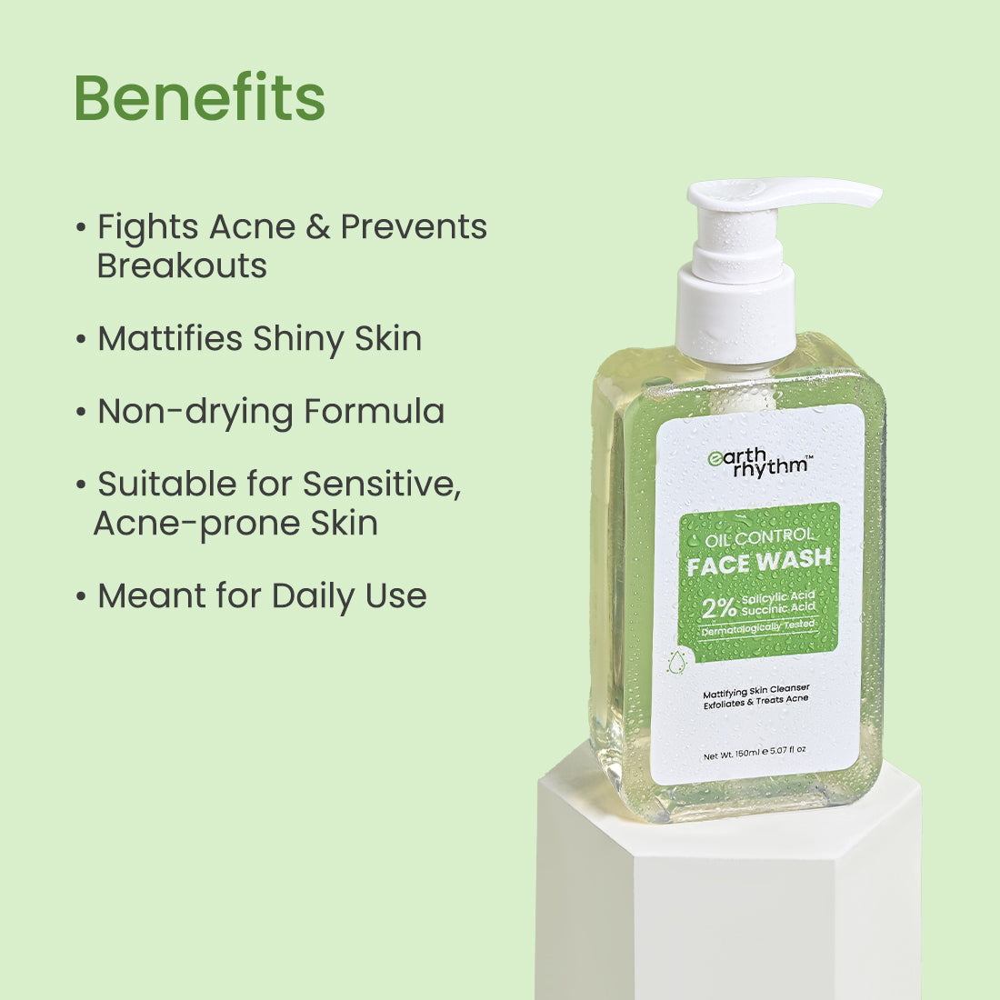 oil control face wash benefits