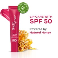 Honey Lip Balm SPF 50 Brightens Lips with Propolis,Peptides & Kojic Acid- 10 gm
