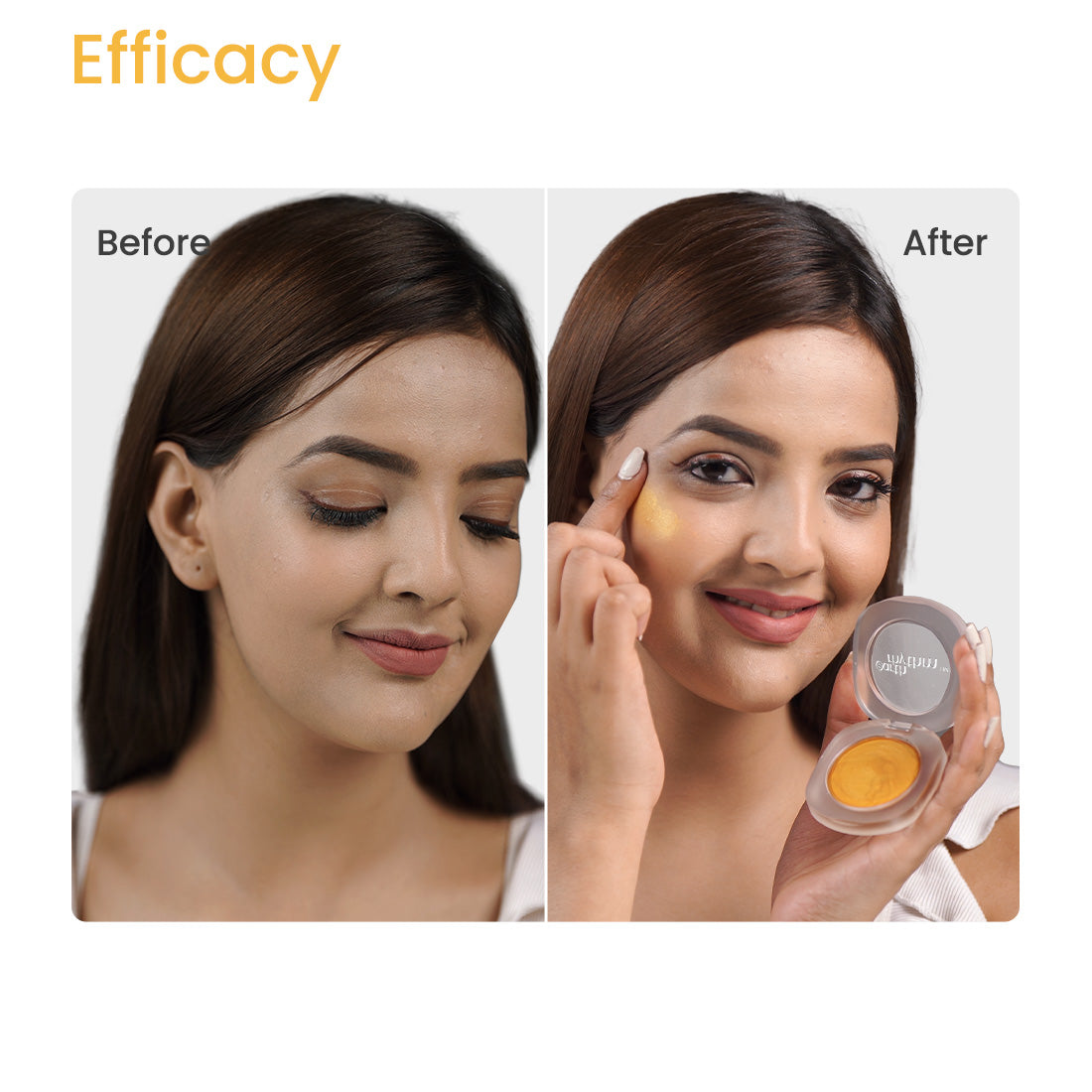 Before After Makeup Highlighter