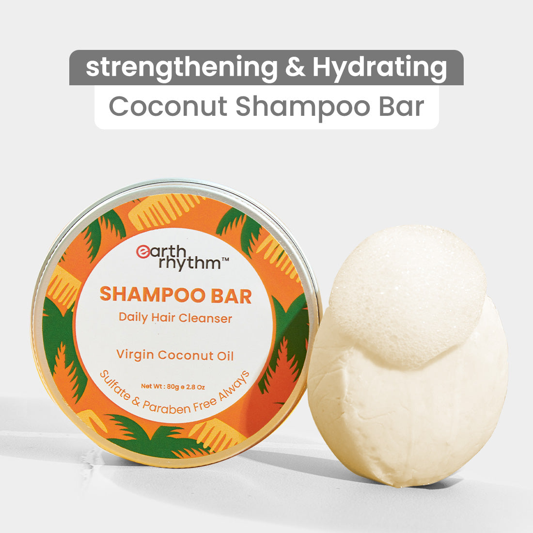 100% VIRGIN COCONUT OIL SHAMPOO BAR