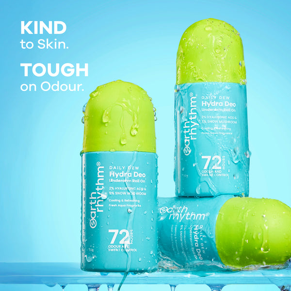 2% HA I  Aqua Fresh Cooling Underarm roll on I No Aluminium I No Paraben - 50g