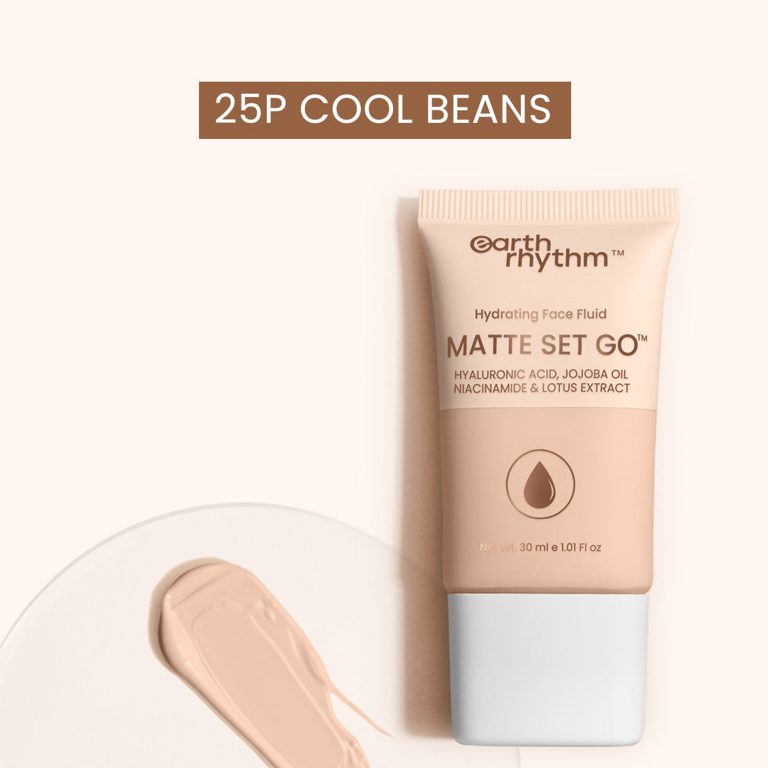 25P Cool Beans Matte Set Go Foundation with SPF 30
