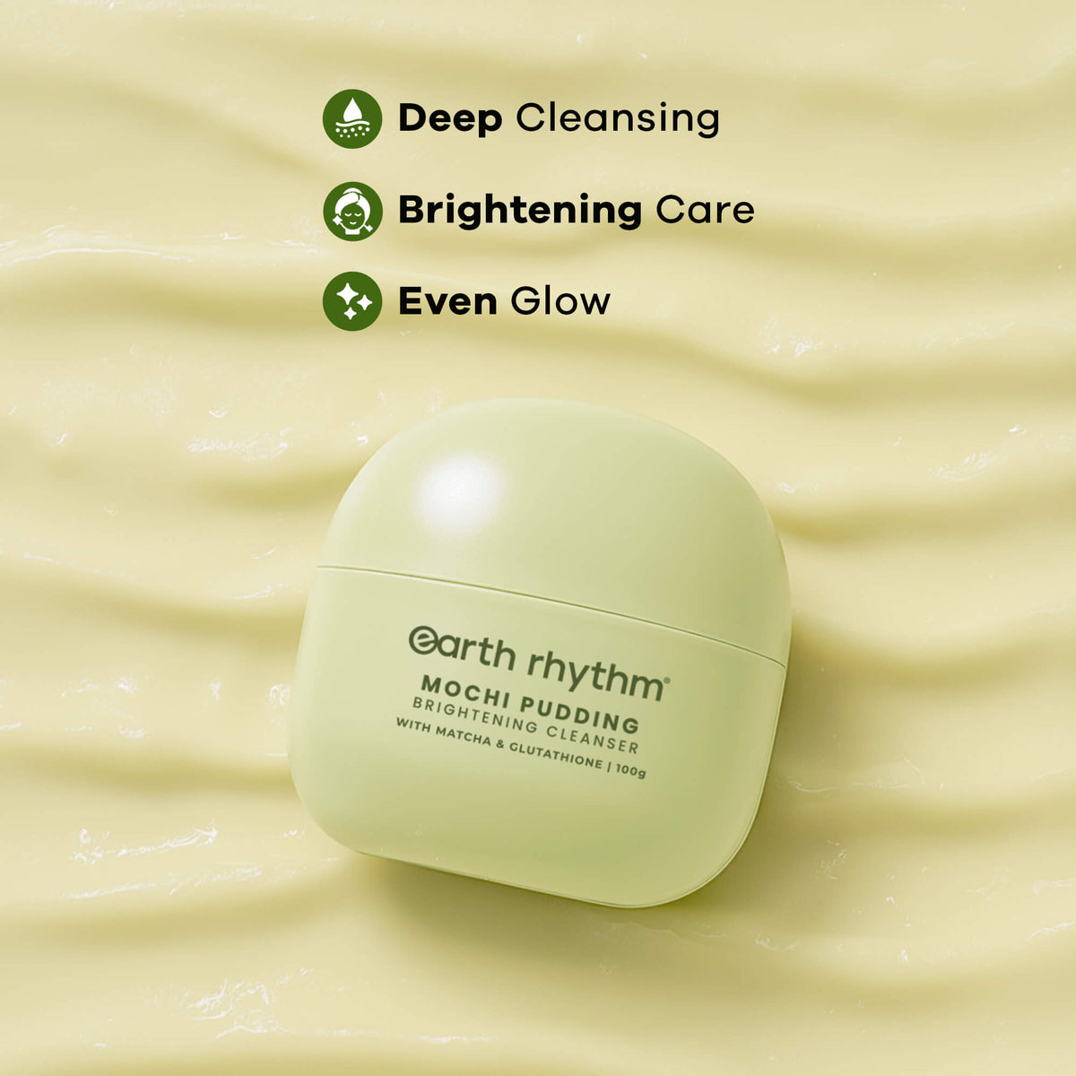 Matcha Mochi Cleanser - Brightens with Glutathione 100g