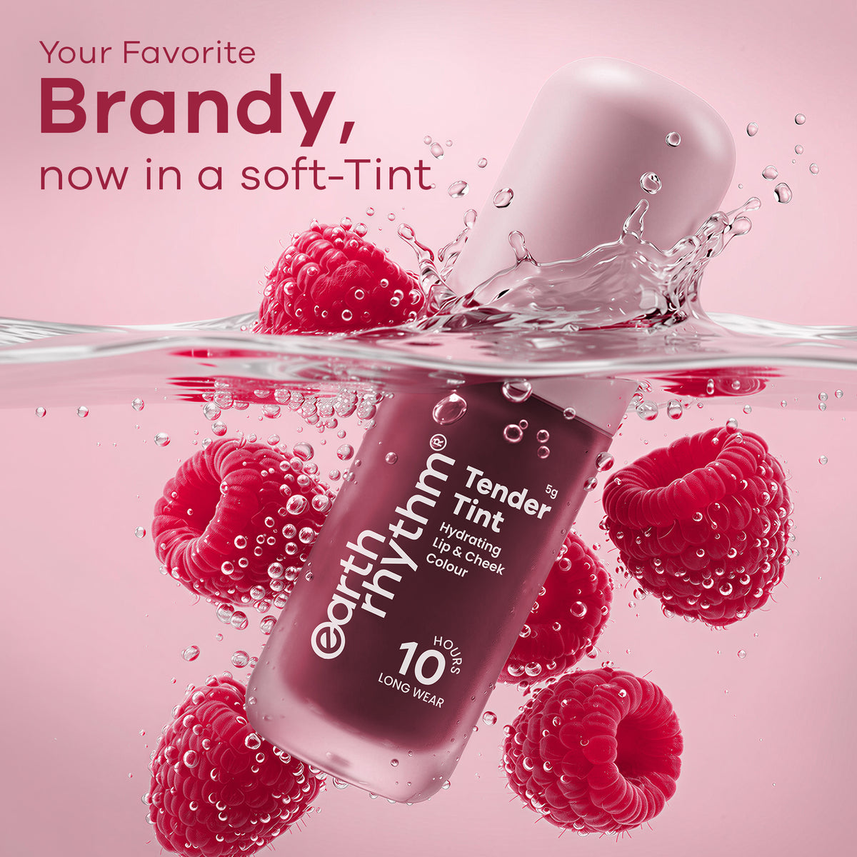 Tender Tint for Lip & Cheek with Pure Plant Pigments 10 H Stay - 5g