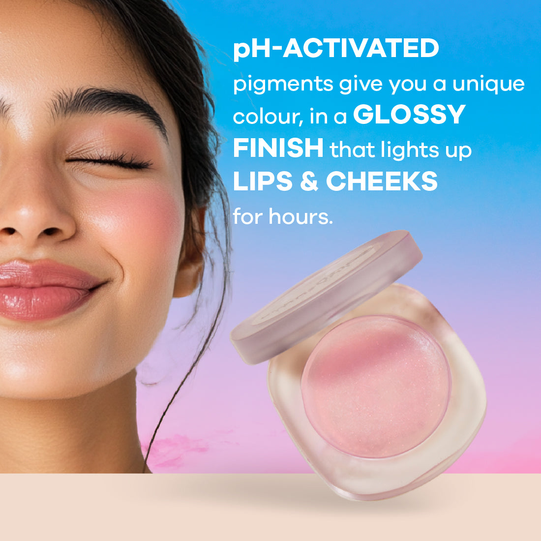 GLASS TINT pH ACTIVATED LIP & CHEEK TINT
