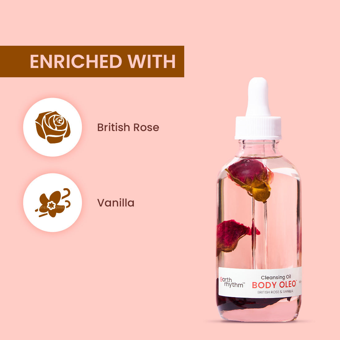 BRITISH ROSE & VANILLA BODY OIL